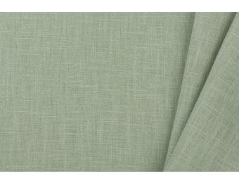 Linnen Stof Dusty Groen