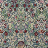 Gobelin stof Blauwe Bloemen