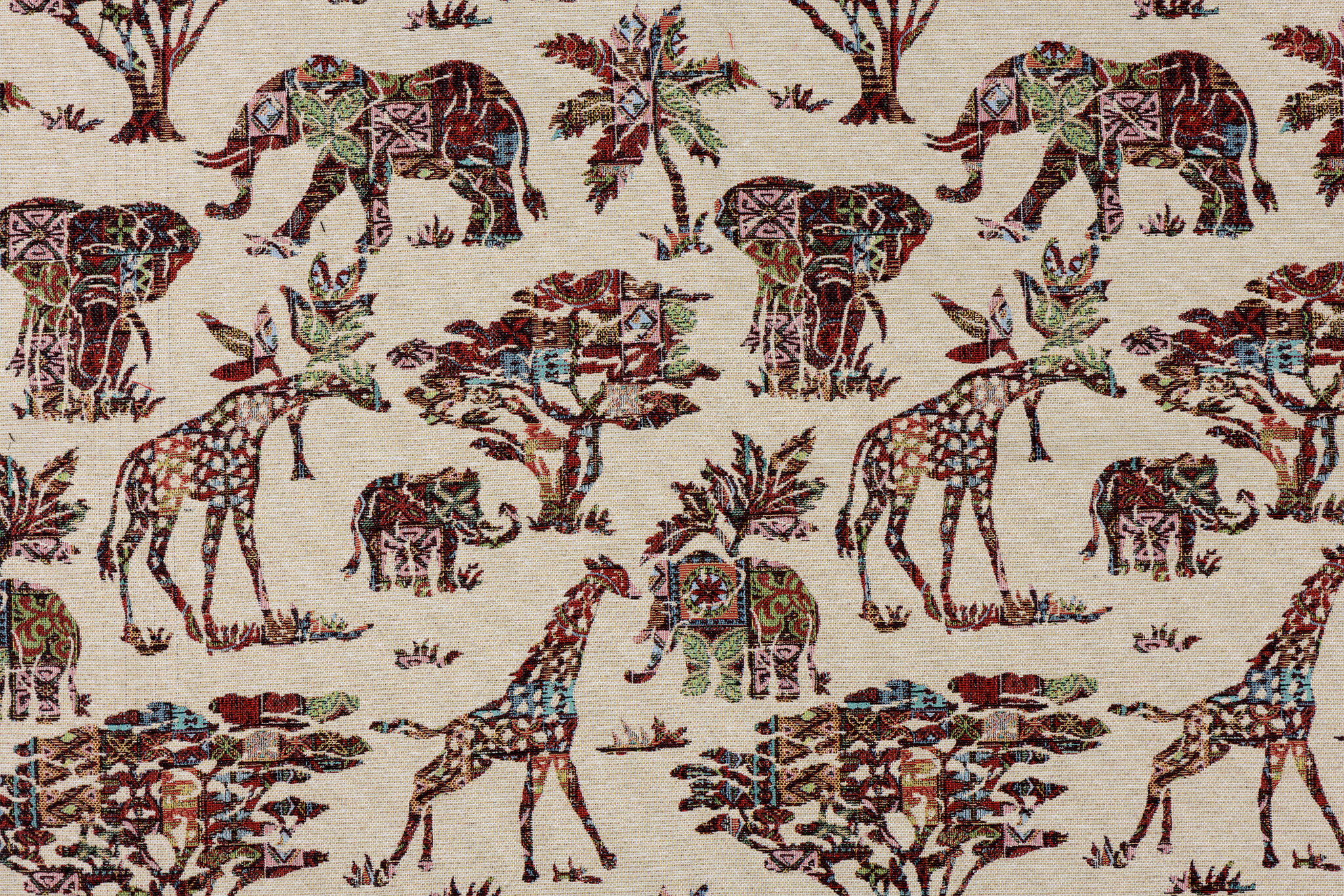 Gobelin stof Go Safari