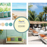 Outdoorstof Sunproof® Isshiki - Aperol