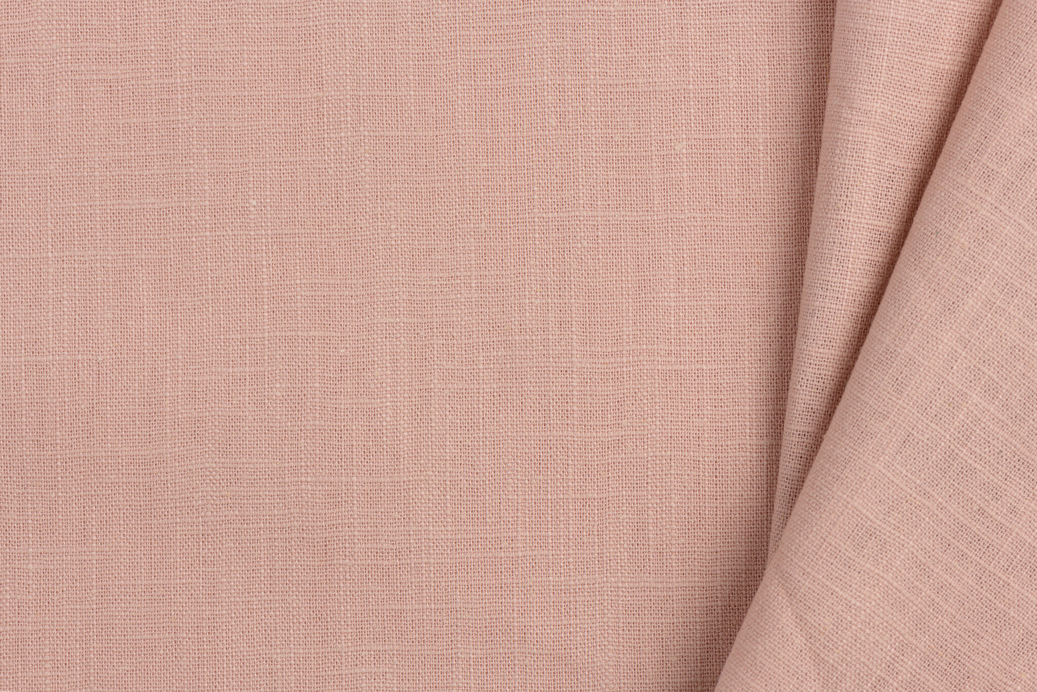 Linnen Stof Poederroze