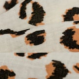 Hydrofiel Stof Luipaard New Ecru