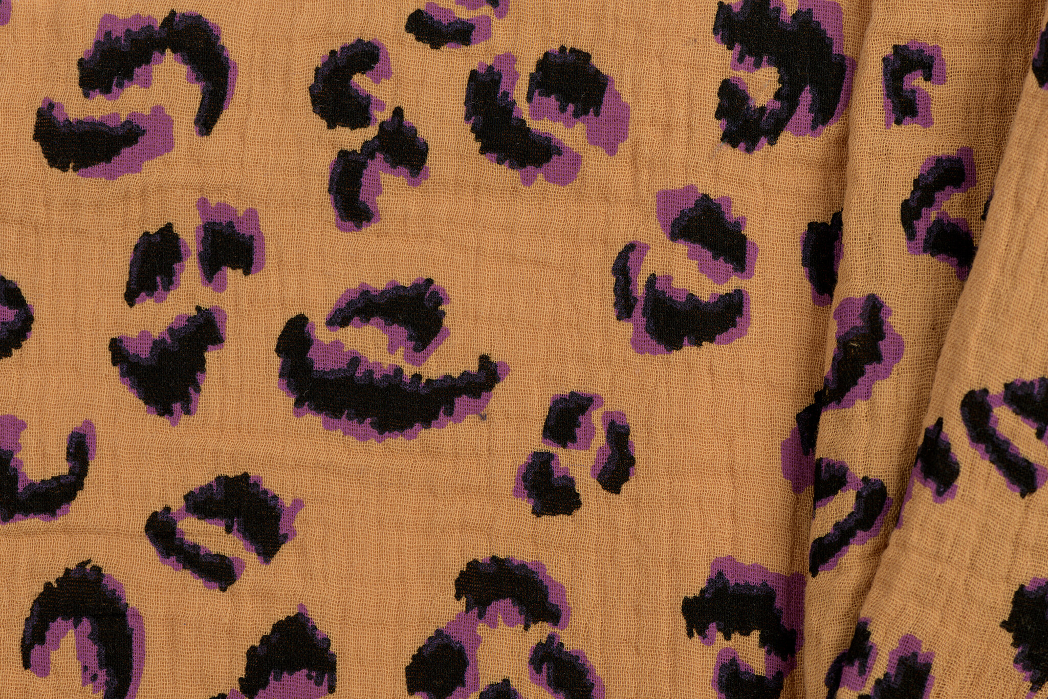 Hydrofiel Stof Luipaard Fawn Bruin