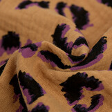 Hydrofiel Stof Luipaard Fawn Bruin