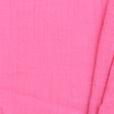 Slub Stone Washed Katoen Stof Roze