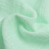 Slub Stone Washed Katoen Stof Mint