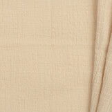 Slub Stone Washed Katoen Stof Naturel Beige