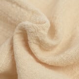Slub Stone Washed Katoen Stof Naturel Beige