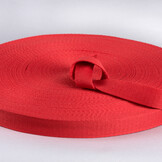 Tassenband Katoen Rood 25mm