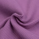 Rib Jersey Stof Oud Lila