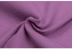 Rib Jersey Stof Oud Lila