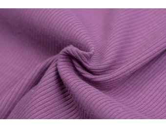 Rib Jersey Stof Oud Lila