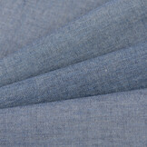 Denim Chambray Stof Blauw