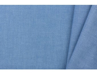 Denim Chambray Stof Lichtblauw