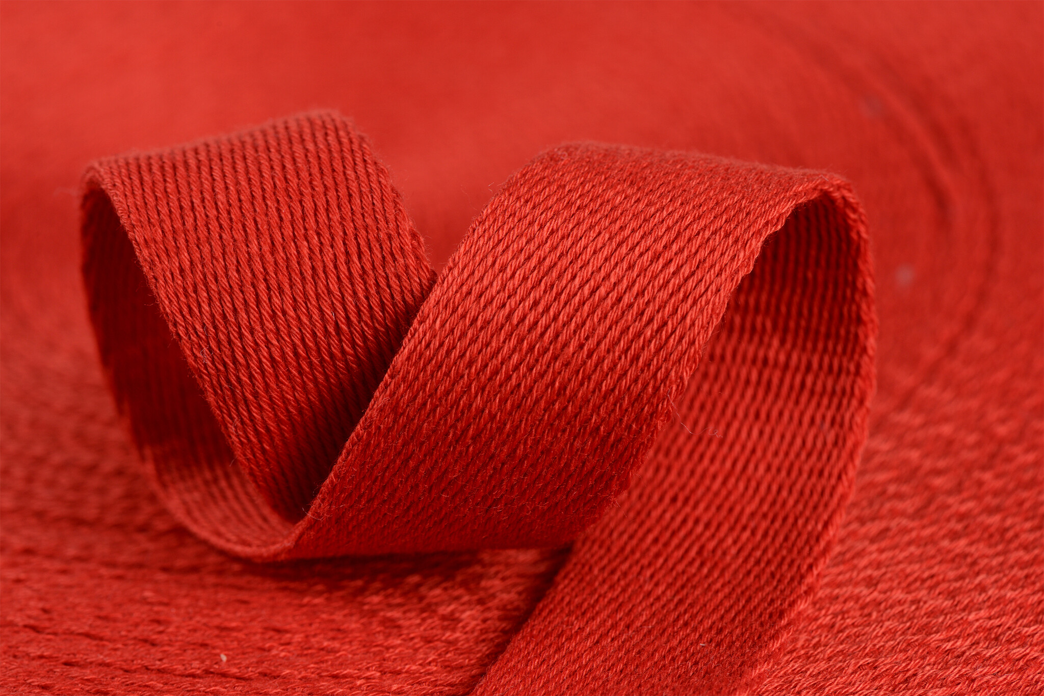 Tassenband Katoen Rood 25mm