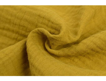 Baby Cotton – Mousseline Stof - Gold