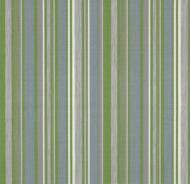 Outdoor Stof Stripes Tavira Moss Green