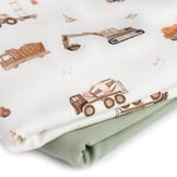 Jersey Katoen Digitale Print - Bouwvoertuigen