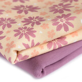 Jersey Katoen Digitale Print - Zoete Bloem Roze