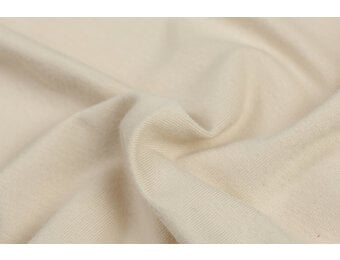 Bamboe Jersey Stof Licht Beige