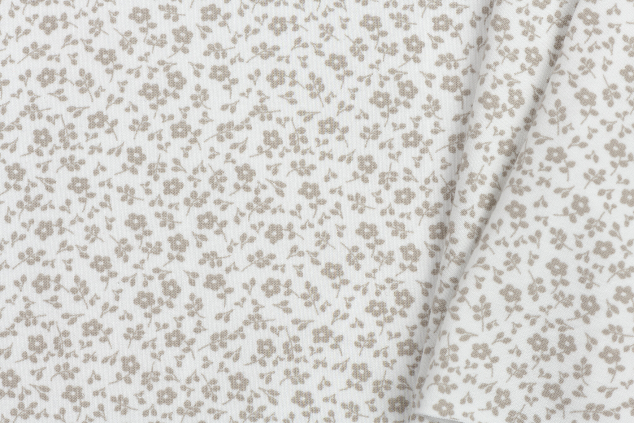 Katoenen Jersey Millefleur Off White