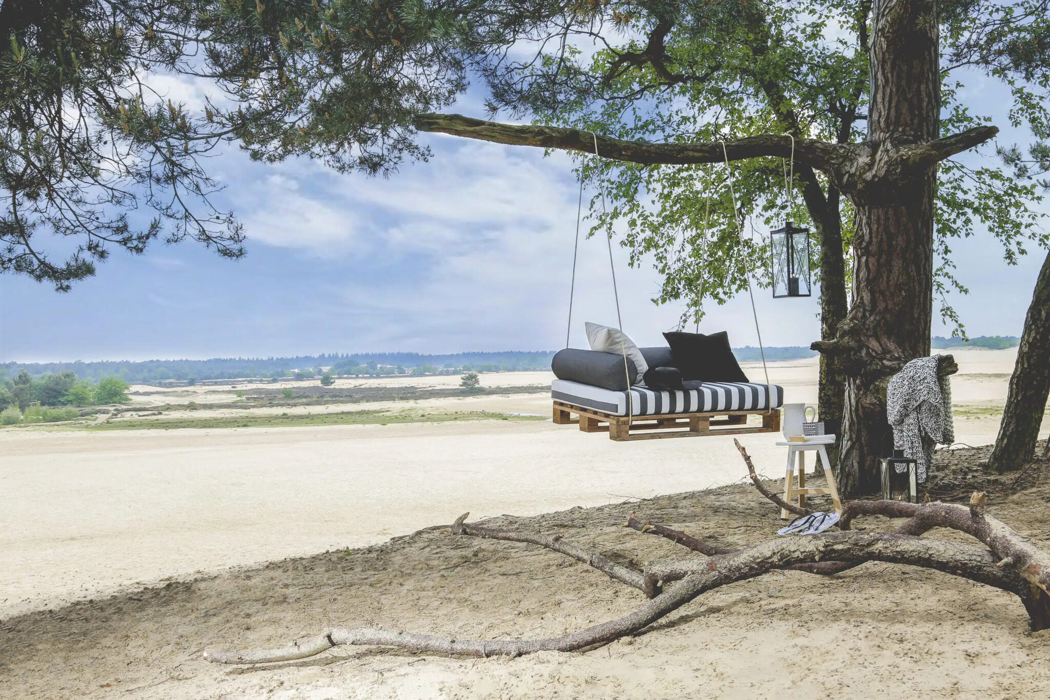 Outdoorstof Sunproof Berlin - Donkergroen