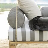 Outdoorstof Sunproof New Koblenz Strepen - Donkergroen
