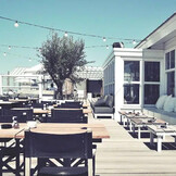 Outdoorstof Sunproof Copacobana - Grijs - Wit