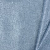 8.5 OZ Stretch Gewassen Coated Denim Stof Lichtblauw -Zilver