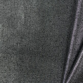 8.5 OZ Stretch Gewassen Coated Denim Stof Zwart -Zilver