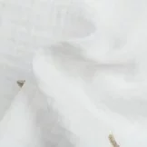 Hydrofiel Stof Embroidery Maan en Sterren Off White