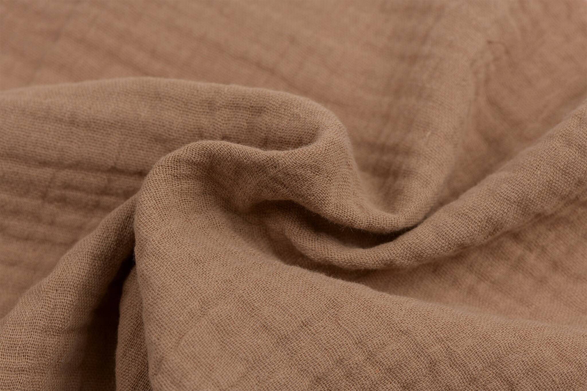 Hydrofiel Stof Cacao – Zacht, Ademend en Duurzaam