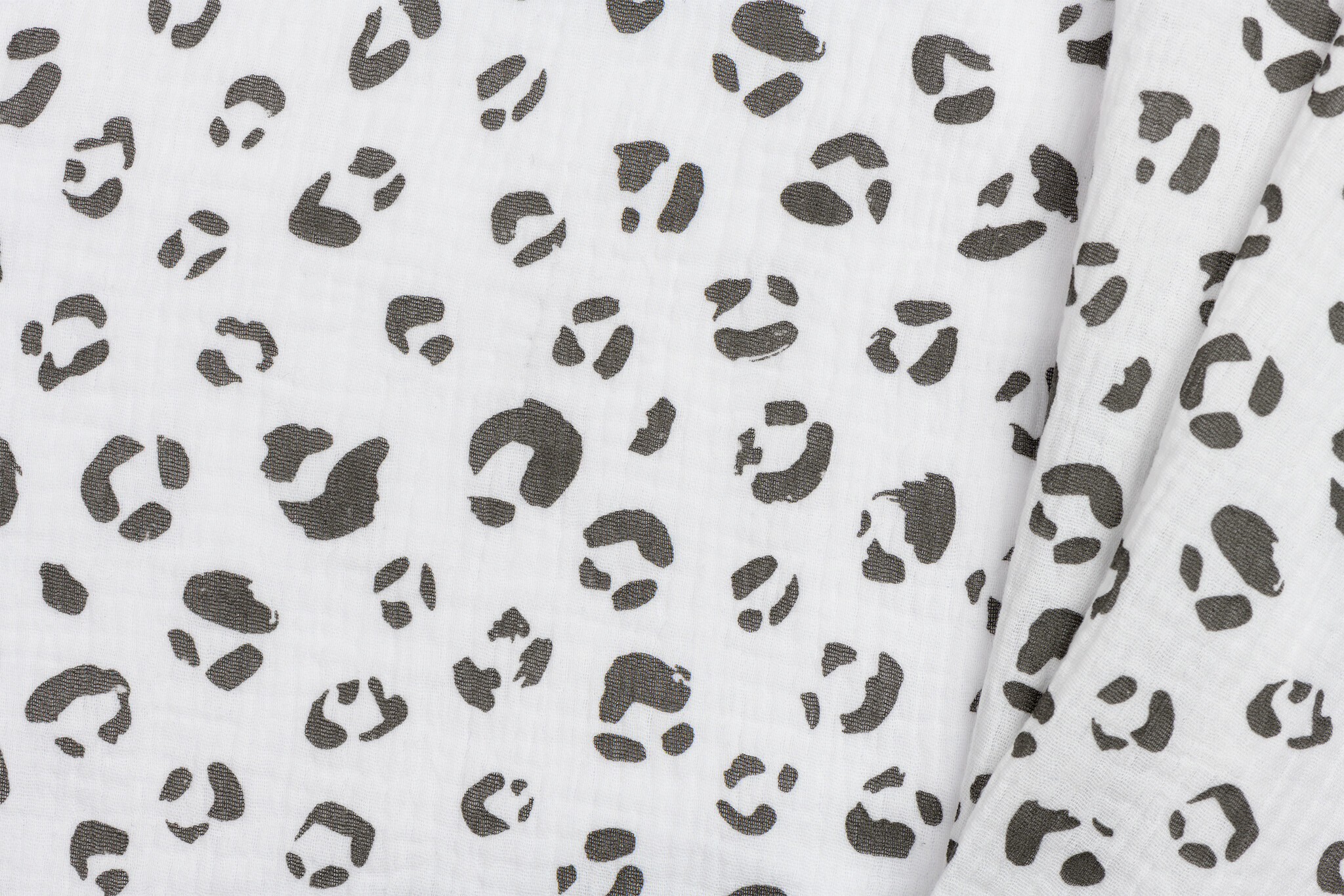 Hydrofiel Stof Panterprint Off White