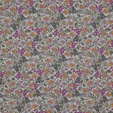 Viscose Radiance Stof Digitaal Bloemen Groen - Paars