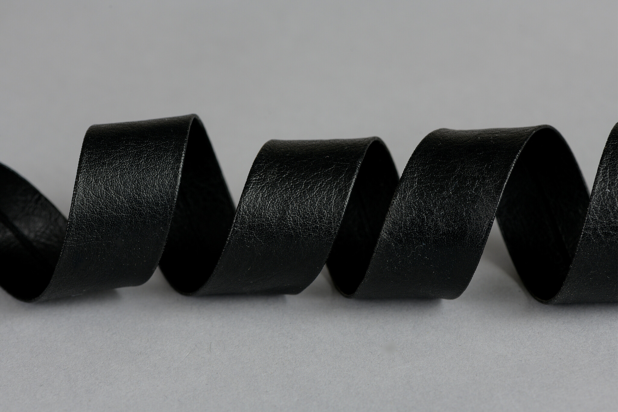 Biaisband Imitatieleer Zwart 20mm