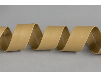 Biaisband Imitatieleer Beige 20mm