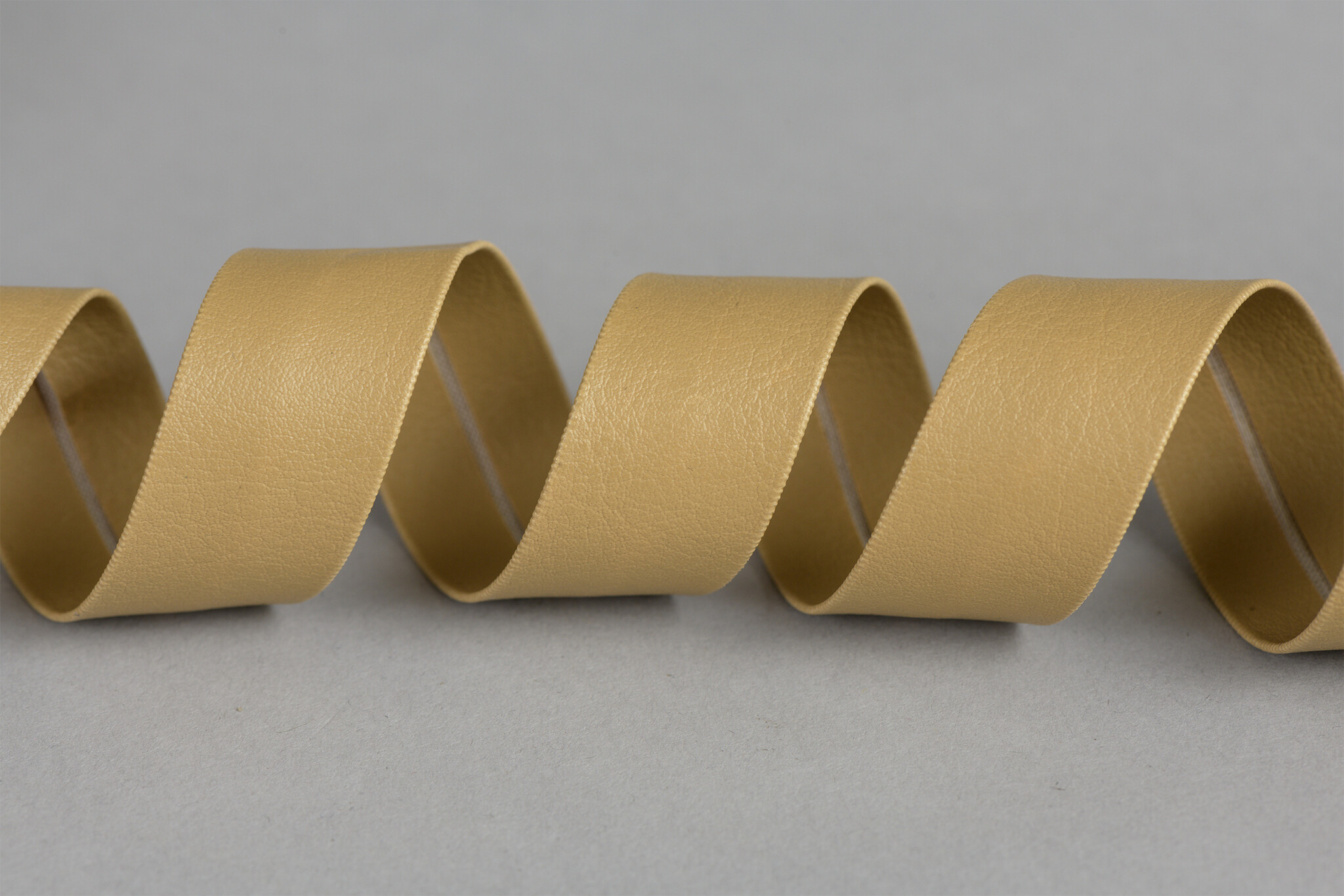 Biaisband Imitatieleer Beige 20mm