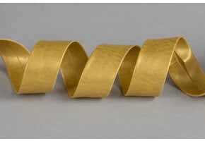 Biaisband Imitatieleer Goud 20mm