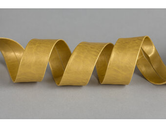Biaisband Imitatieleer Goud 20mm