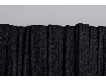 Paspelband Katoen Zwart 10mm