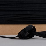 Paspelband Katoen Zwart 10mm