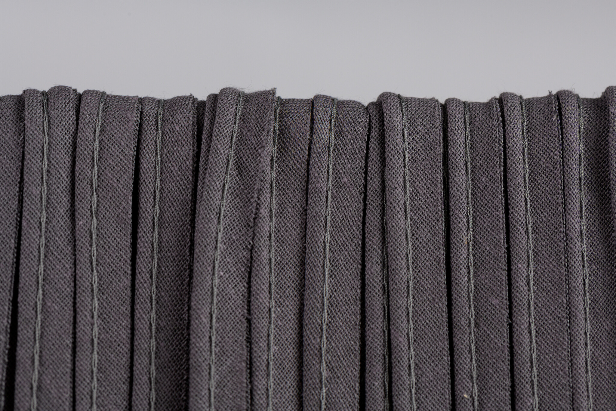 Paspelband Katoen Donker Grijs 10mm