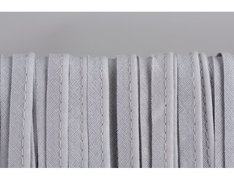 Paspelband Katoen Licht Grijs 10mm