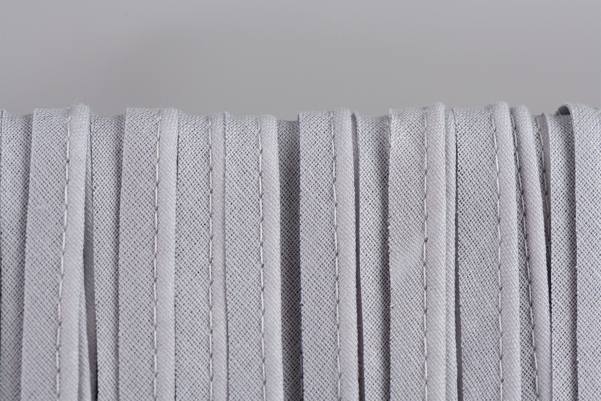 Paspelband Katoen Licht Grijs 10mm