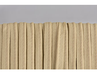 Paspelband Katoen Beige 10mm