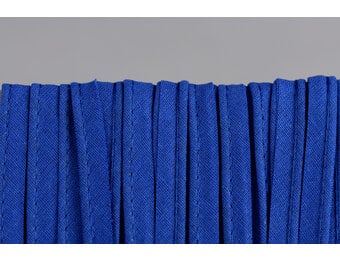 Paspelband Katoen Kobalt 10mm