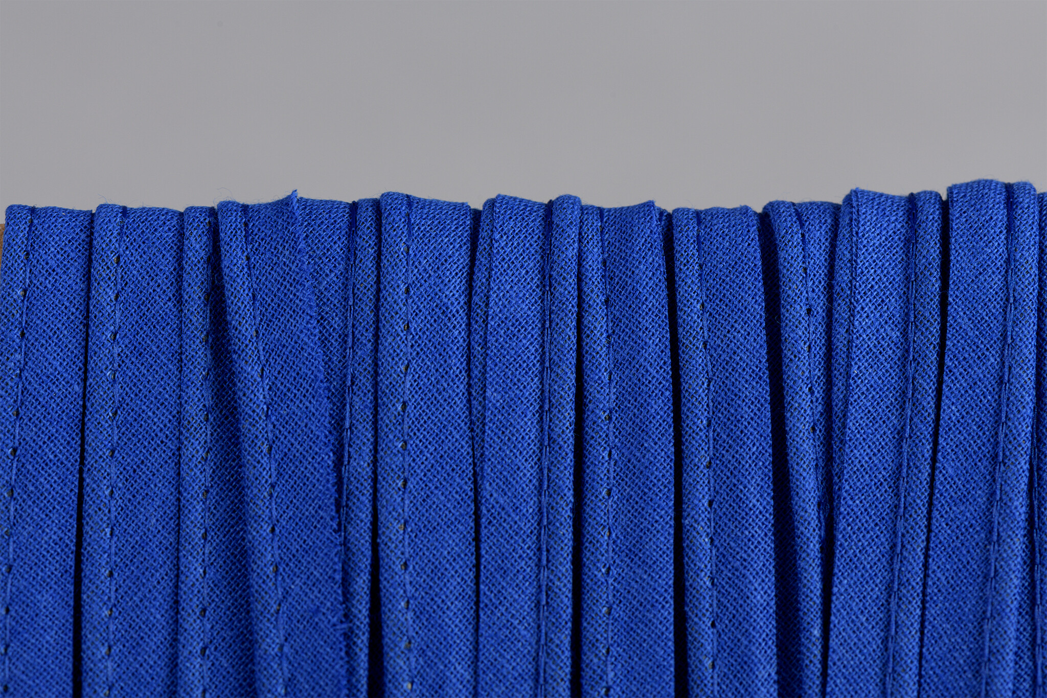 Paspelband Katoen Kobalt 10mm