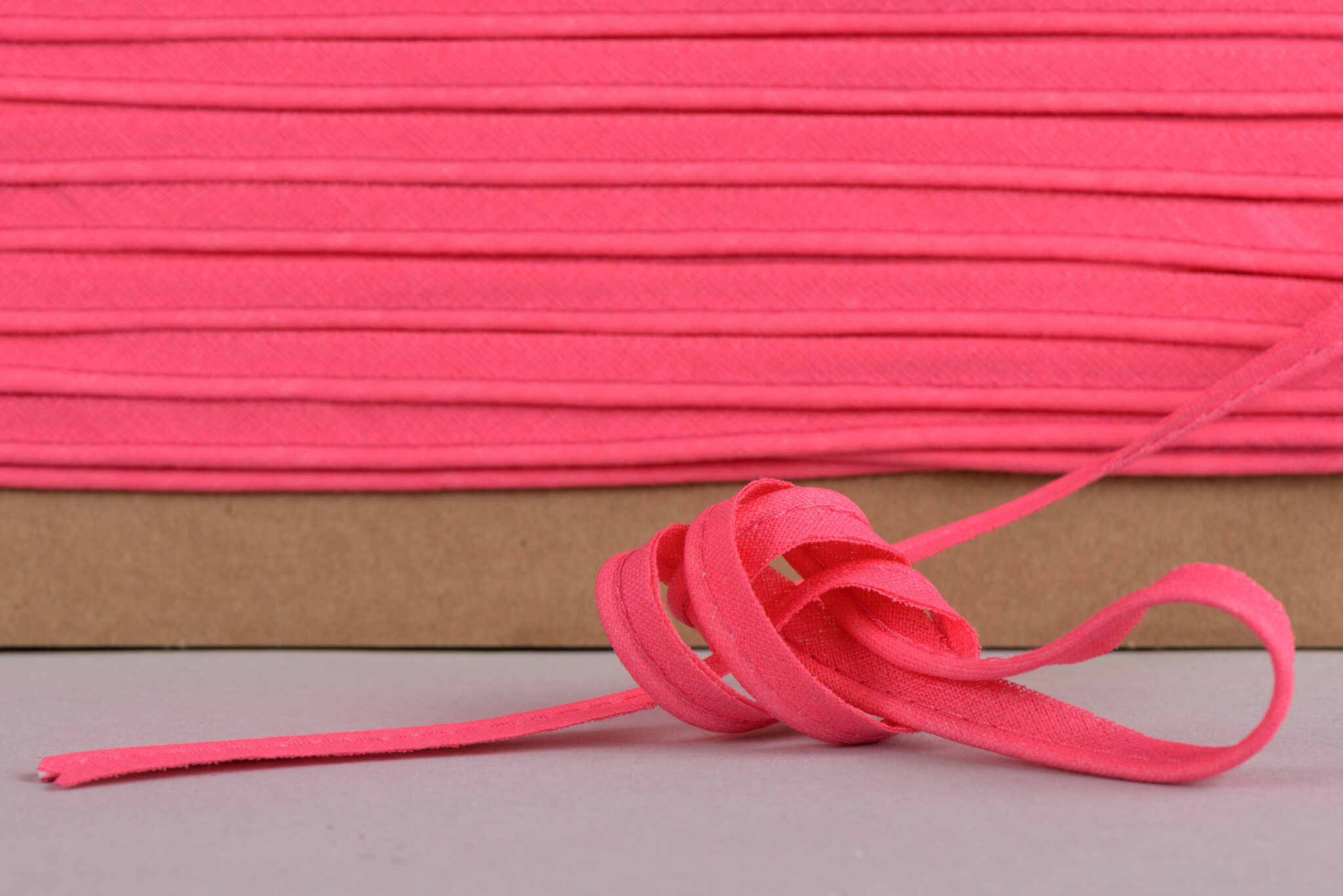 Paspelband Katoen Hot Pink 10mm