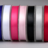 Satijnband 9mm Zwart