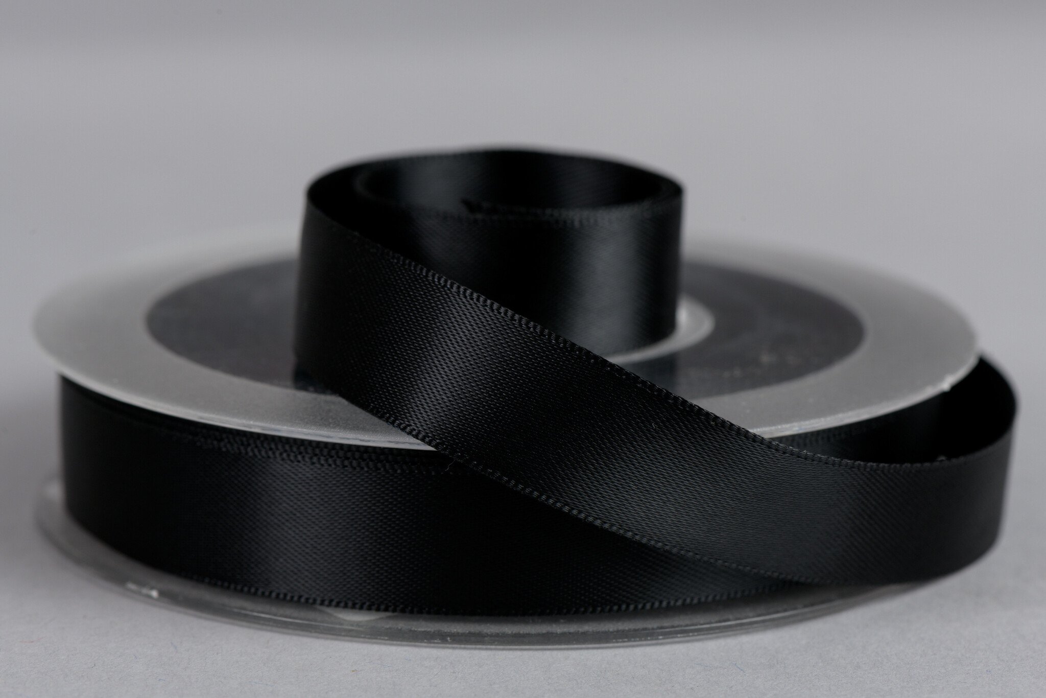 Satijnband 25mm Zwart